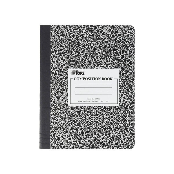 Quad Ruled Composition Book 100 Sheet